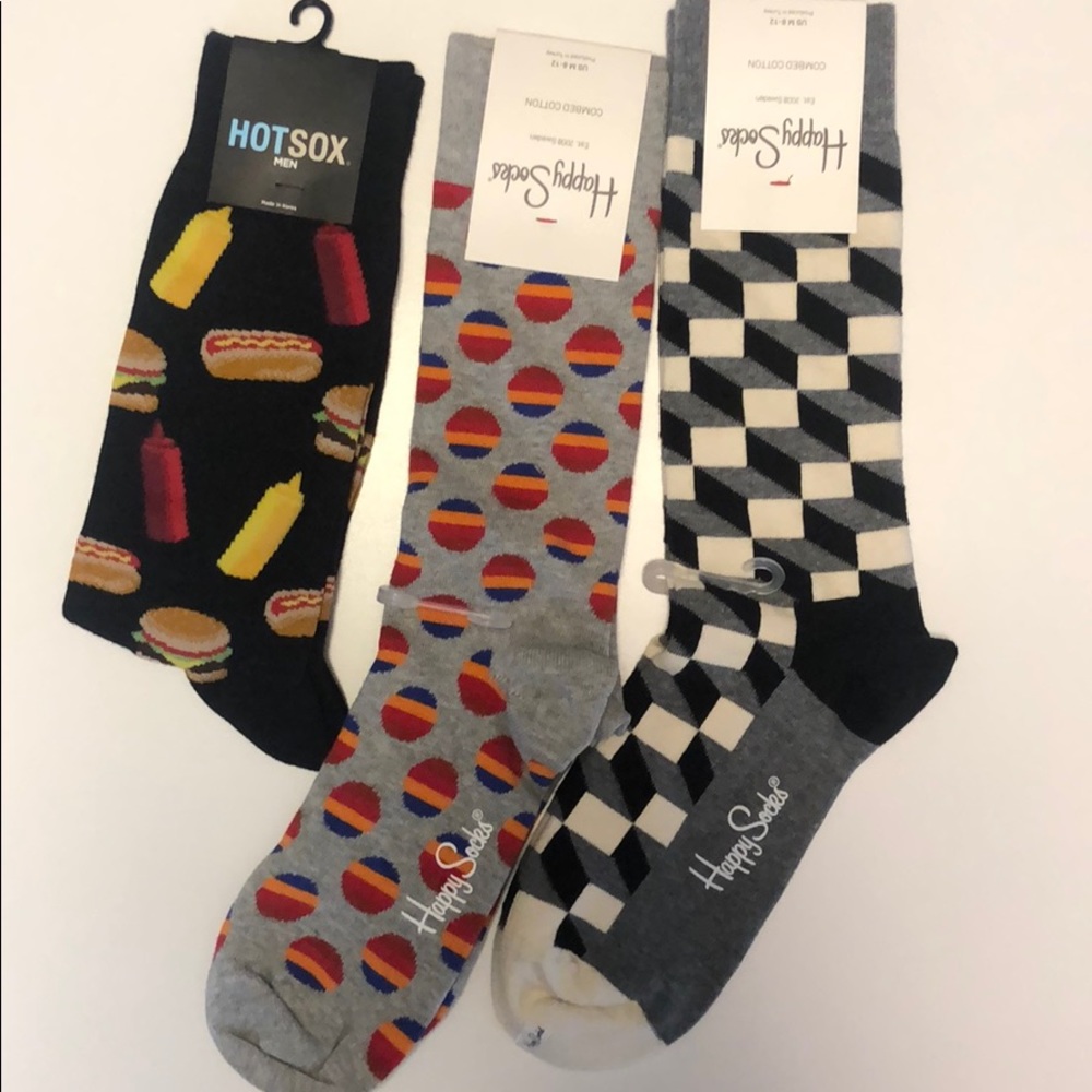 Happy socks bundle of 3